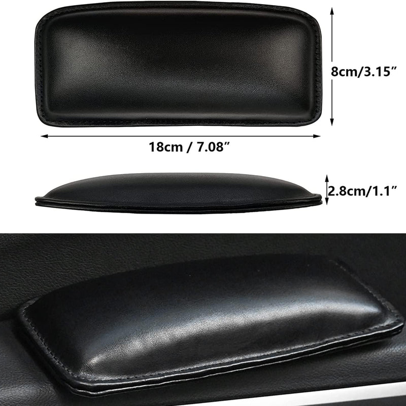 2 Pcs Car Knee Cushion Pad, Armrest Cushion, Auto Center Console Side Leg Elbow Soft Elastic Thigh Support Comfort Pillow Pain Relief Leaning Pad Interior Accessories