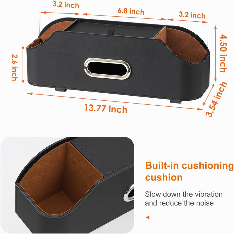 Car Seat Organizer - Cup Holder, Car Tissue Holder and Hooks Keep Your Back Seat