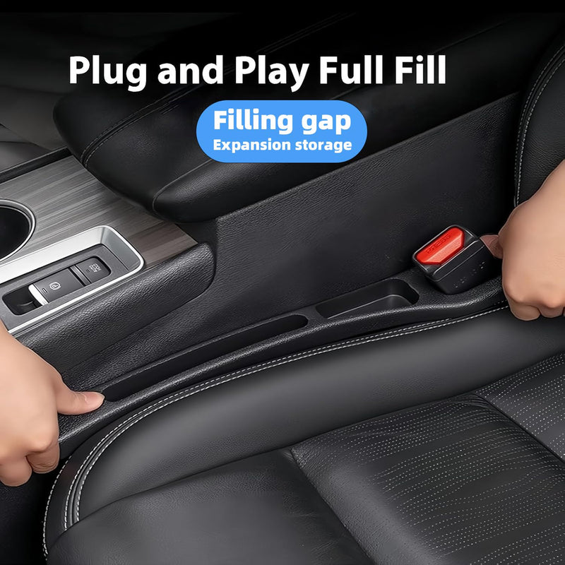 2 Pcs Car Seat Gap Filler EVA Car Seat Gap Organizer, Car Seat Gap Storage, Gap Filler Between Seat and Console Compatible