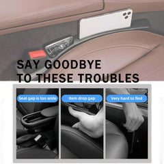 2 Pcs Car Seat Gap Filler EVA Car Seat Gap Organizer, Car Seat Gap Storage, Gap Filler Between Seat and Console Compatible