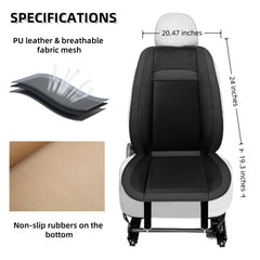 Universal 12V Cooling Car Seat Cover with 16 Fans Automotive Seat Cooler Pad for Front Seats Ventilated Car Seat Cushion with Breathable Design