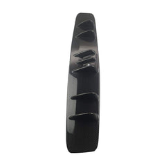 7Fin Carbon Black Universal Lower Rear Body Bumper Lip Diffuser Shark Fin Spoiler