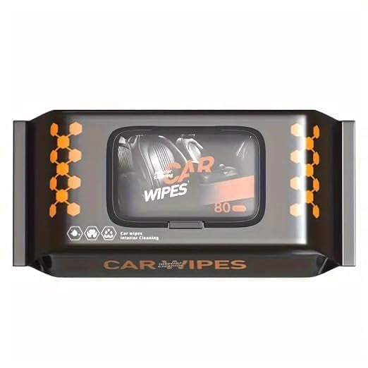 80 Pcs Premium Microfiber Car Cleaning Wipes Ultimate Interior & Exterior Care
