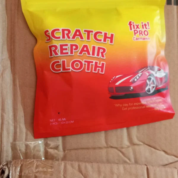 Nano Magic Car Scratch Remover Cloth, Multipurpose Scratch Repair Cloth, Cloth For Car Paint Scratch Repair, Easy To Repair Slight Scratches On The Surface Polishing Repeatable Use For All Kinds Of Car (45 ML Repair Solution, 2 Gloves, 2 Nano Cloth)