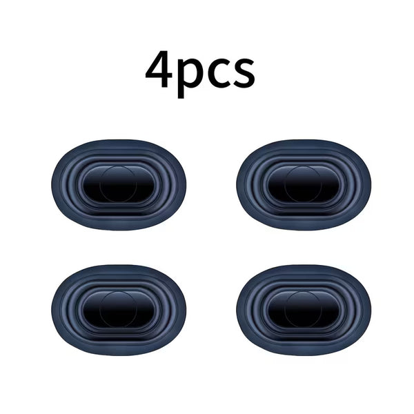 4pcs Universal Car Door Cushions - Thickened Silicone Pads Reduce Slam Noise & Prevent Scratches - Easy Install Protective Edge Guards