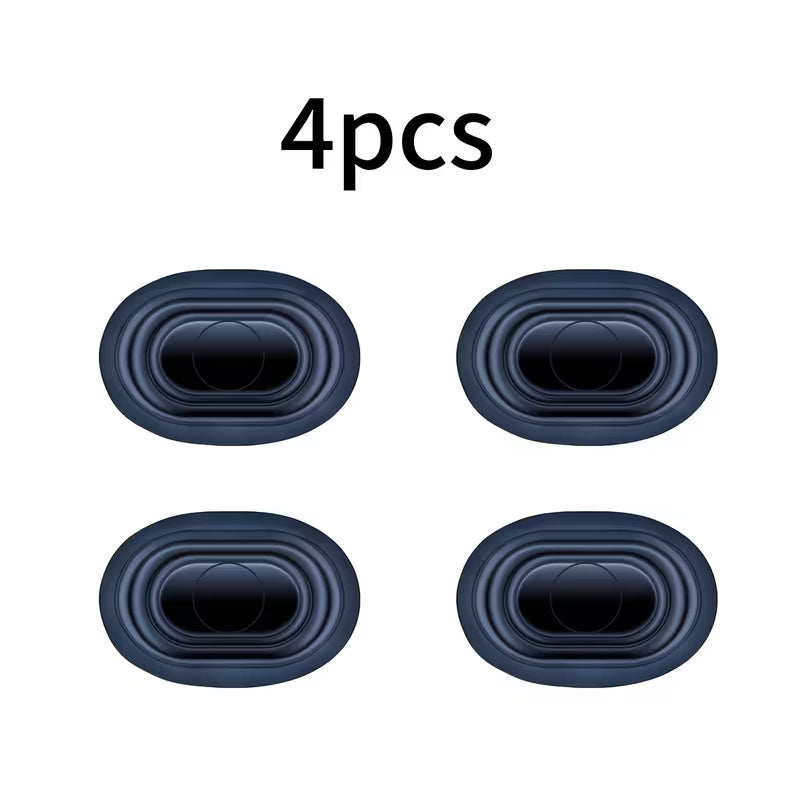 4pcs Universal Car Door Cushions - Thickened Silicone Pads Reduce Slam Noise & Prevent Scratches - Easy Install Protective Edge Guards