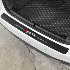 Universal Carbon Color Sport Car Rear Trunk Protector Corner Trim Sticker