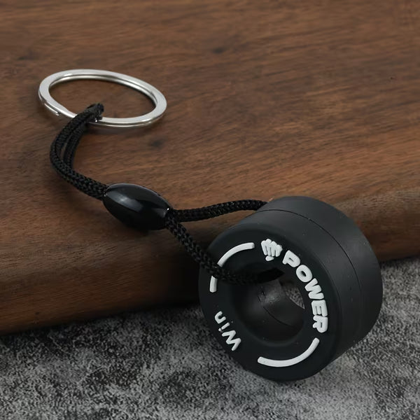 1pc F1 Merchandise Racing Tyre Keychain For  Car / Bike / Home / Office