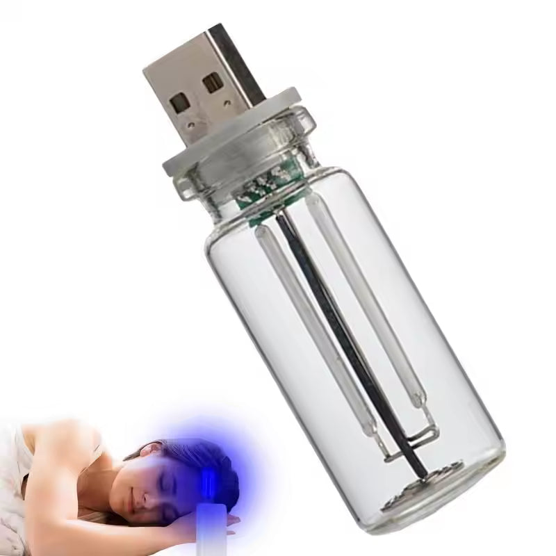 1 Pc Portable Mini Glass Bottle LED Bulb Night Light for Vehicle Bedroom Hallway Camping Holiday Decoration