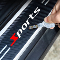 Universal Carbon Color Sport Car Rear Trunk Protector Corner Trim Sticker