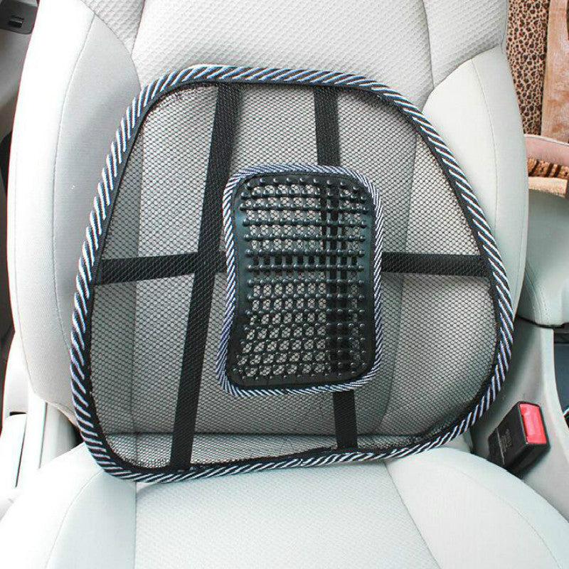 1 Pc Universal Car Seat Back Support Massage Chair Pillow Waist Support Lumbar Fan Pad Car Seat Cushion Home office