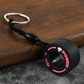 1pc F1 Merchandise Racing Tyre Keychain For  Car / Bike / Home / Office