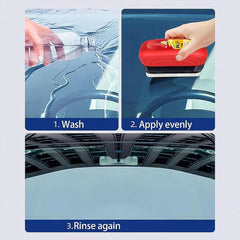 2 In 1 Car Windshield Water Wiper & Glass Cleaner Sponge, Liquid Not Included (1 Pc)