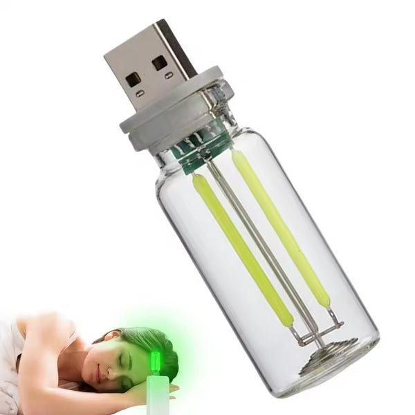 1 Pc Portable Mini Glass Bottle LED Bulb Night Light for Vehicle Bedroom Hallway Camping Holiday Decoration
