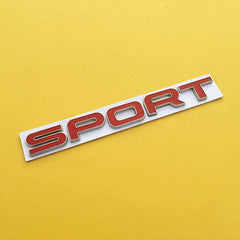 1 Pc Universal Metal Car Style Sport Letters Logo Emblem Car Rear Trunk Sticker