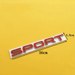 1 Pc Universal Metal Car Style Sport Letters Logo Emblem Car Rear Trunk Sticker