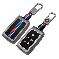 5 Button Metal Key Cover For Range Rover : Sport, Evoque, Velar, Discovery, Defender (2018, 2019, 2020, 2021)