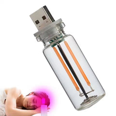 1 Pc Portable Mini Glass Bottle LED Bulb Night Light for Vehicle Bedroom Hallway Camping Holiday Decoration