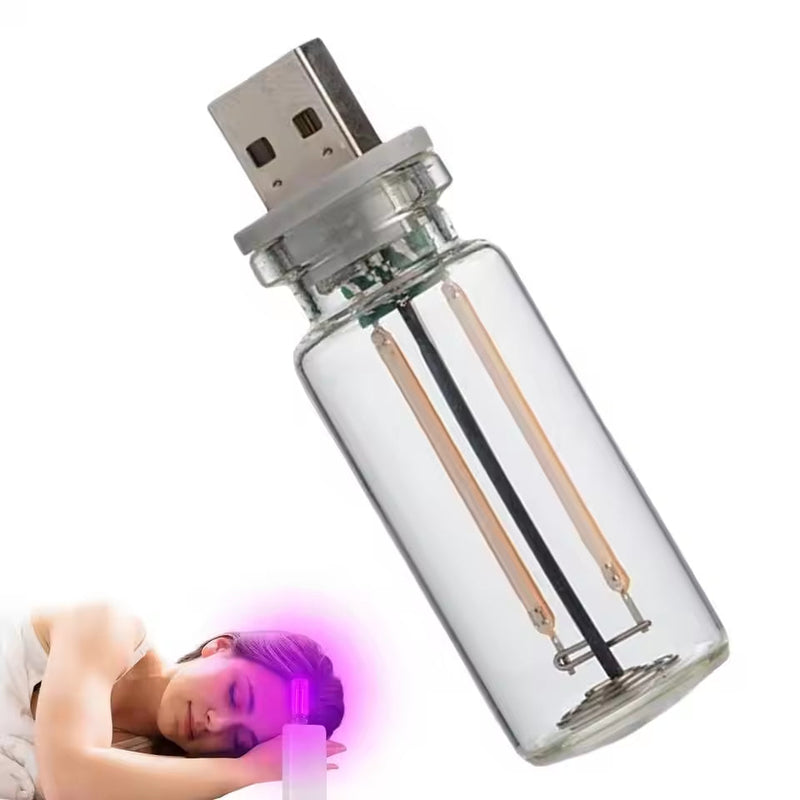 1 Pc Portable Mini Glass Bottle LED Bulb Night Light for Vehicle Bedroom Hallway Camping Holiday Decoration
