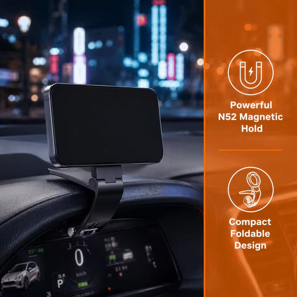 Car Strong Magnetic Phone Holder Hands Free NonSlip Dashboard Phone Holder