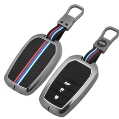 3 Button Metal Key Cover For Fortuner, Fortuner Legender, Land Cruiser, Camry, Invicto