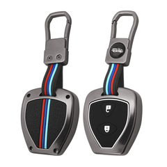 2 Button Metal Key Cover For Toyota Innova Fortuner