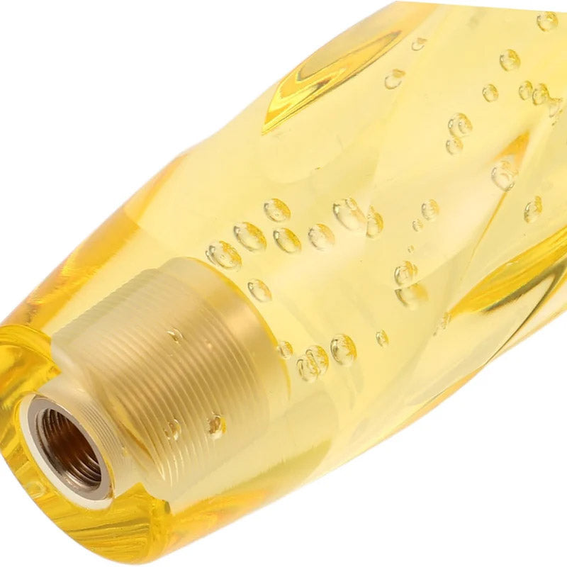 Car Shift Knob Durable Front Shift Lever Knob Universal for Automatic and Manual Vehicle Acrylic with 2 Adapter 1 Set