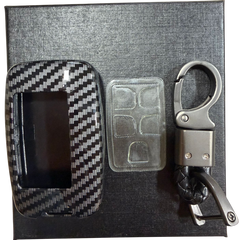Land Rover 5 Button Smart Key ABS+Silicone Car Key Cover Case With Keychain