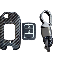 Honda City, WR-V 3 Button Flip Key Cover Case With Keychain