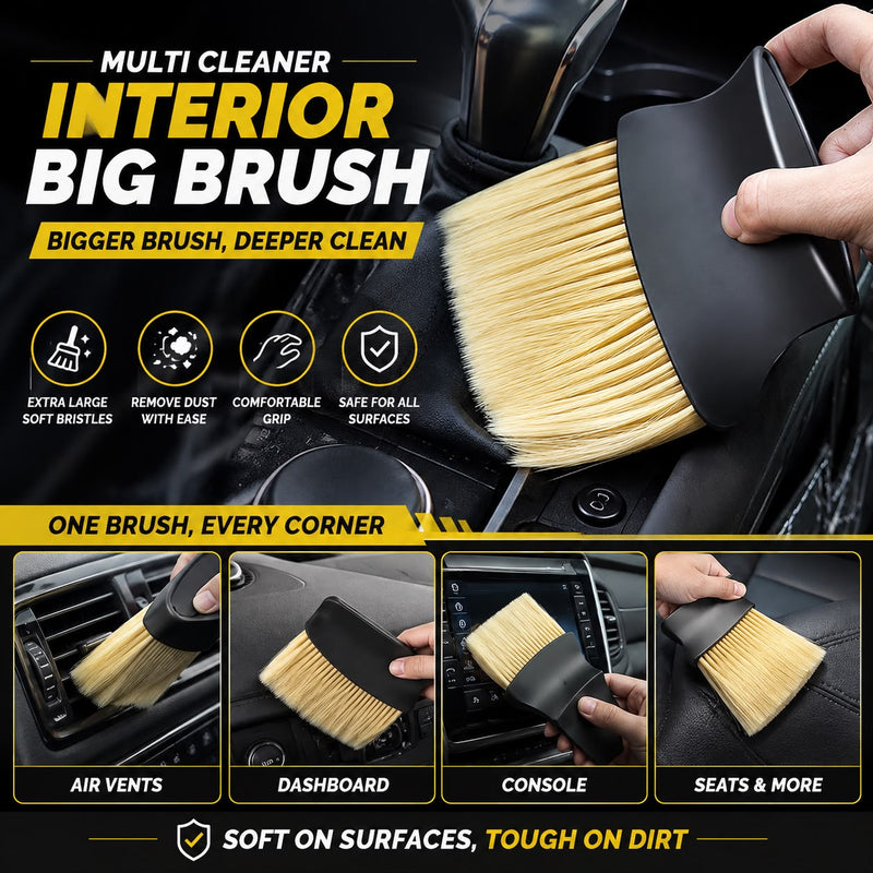 Multipurpose Car Interior AC Vent Dashboard Dust Dirt Cleaning Brush Suitable For PC Laptop Keyboard