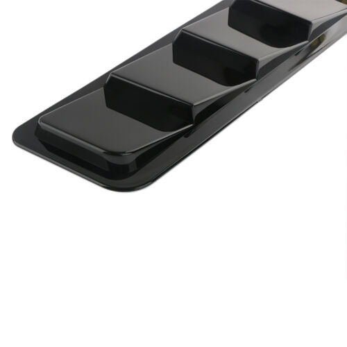 2Pcs White Car Hood Vent Scoop Air Flow Intake Louvers Cooling Bonnet Cover