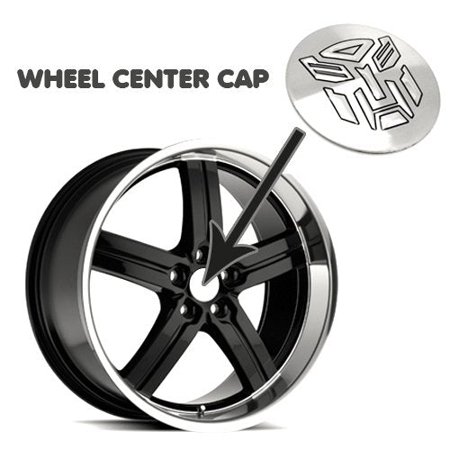 4pcs Trans Autobot Emblem Car Wheel Center Hub Cap Caps Badge Sticker Decal 60mm