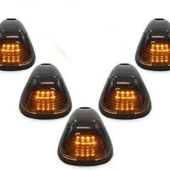 Thar Hummer 5PCS Smoke Roof Cab Lamp Clearance Marker Light