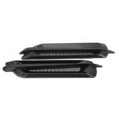 2pcs Car Side Air Flow Vent Cover Intake Grille Sticker Carbon Fiber FA
