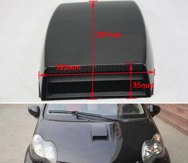 Universal Car decorative Air Flow Intake Vent Scoop Turbo For Bonnet, Roof, Hood