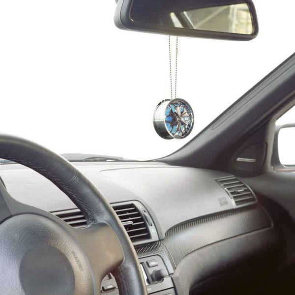 HANGING ALLOY WHEEL AIR FRESHENER WITH OCEAN FRAGRENCE