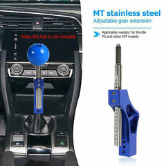 Aluminium Car Auto Shift Knob Extender Extension Adjustable Lever Gear Shifter