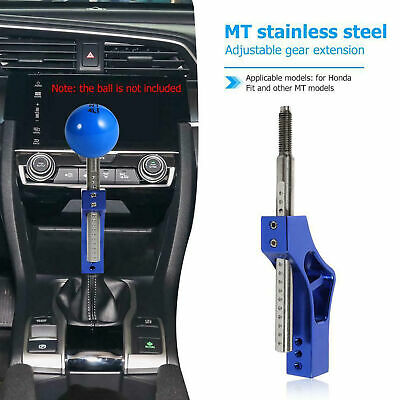 Aluminium Car Auto Shift Knob Extender Extension Adjustable Lever Gear Shifter