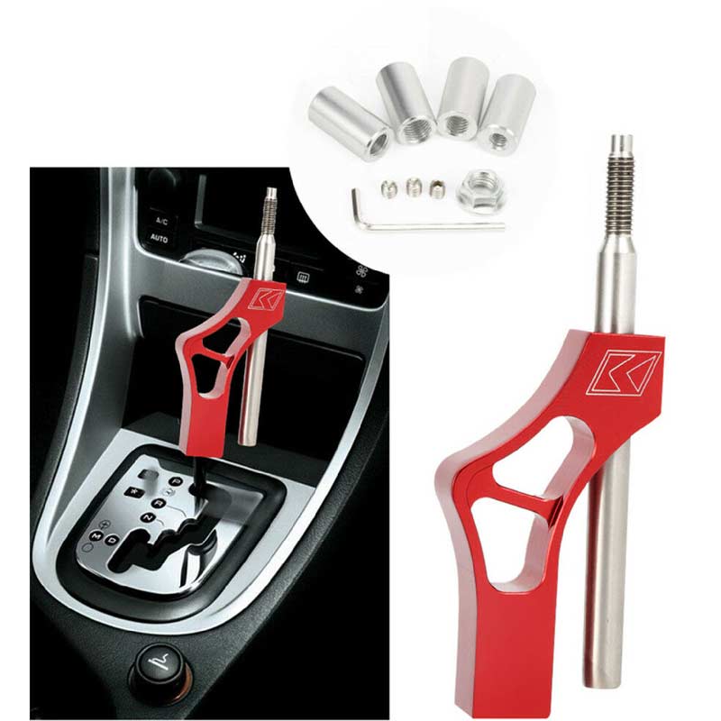 Aluminium Car Auto Shift Knob Extender Extension Adjustable Lever Gear Shifter