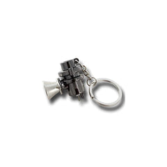 Automotive BOV Keychain Creative Blow Off Valve Auto Parts Accessories Key Chain Ring Keyfob Key Holder Keyring