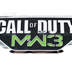 Automotive Car Call Of Duty Game Modern Warfare MW3 Metal Emblem Sticker Decal