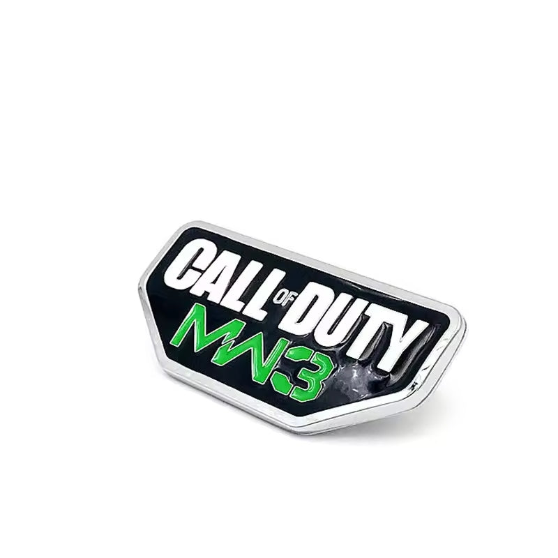 Automotive Car Call Of Duty Game Modern Warfare MW3 Metal Emblem Sticker Decal