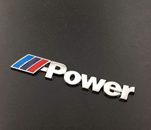 Automotive Car Metal POWER Logo Car Rear Trunk Badge Decal Emblem Sticker Sport Styling Auto Accessories