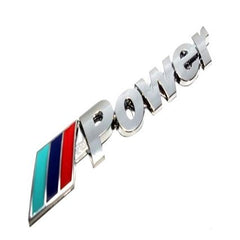Automotive Car Metal POWER Logo Car Rear Trunk Badge Decal Emblem Sticker Sport Styling Auto Accessories