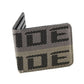 Car Racing JDM Custom Stitched B/G Fabric Bifold Wallet Leather Gradate Men