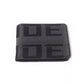 Car Racing JDM Custom Stitched B/G Fabric Bifold Wallet Leather Gradate Men