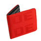 Car Racing JDM Custom Stitched B/G Fabric Bifold Wallet Leather Gradate Men
