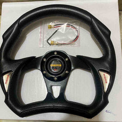 Automotive MOMO D Shape 13 inch Sport Steering Wheel Drifting Steering Wheel Racing For Car