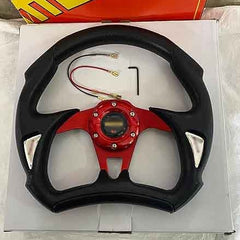 Automotive MOMO D Shape 13 inch Sport Steering Wheel Drifting Steering Wheel Racing For Car