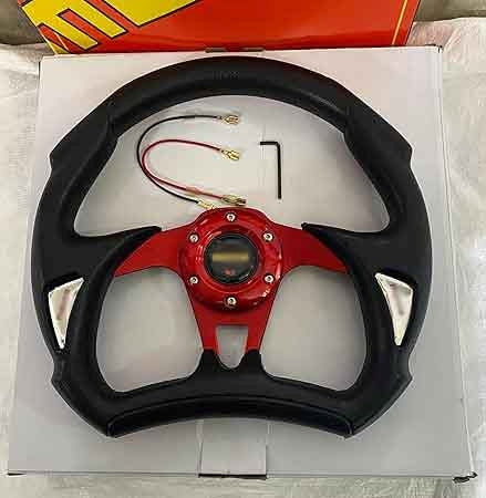 Automotive MOMO D Shape 13 inch Sport Steering Wheel Drifting Steering Wheel Racing For Car